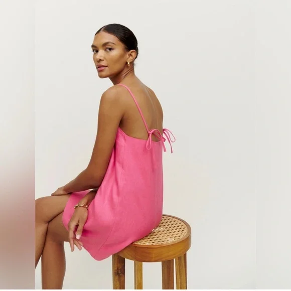 Reformation | Dresses | Reformation Aubrey Linen Dress | Poshmark